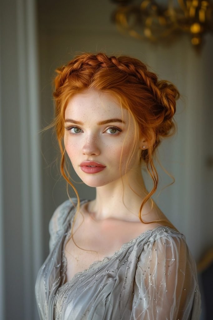 Curly Crown Braid hairstyles