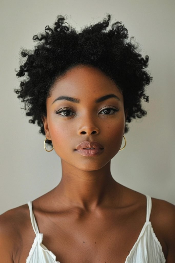 Curly Fro hairstyles for black hair