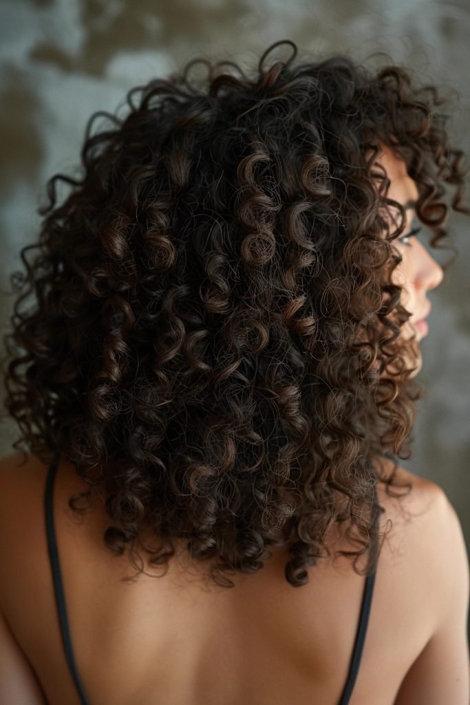 Defined Coils hairstyles curly hair