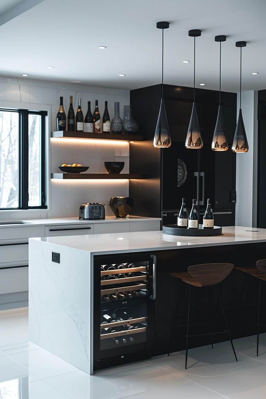 29 Black And White Modern Kitchen Ideas For A Stunning Makeover ...