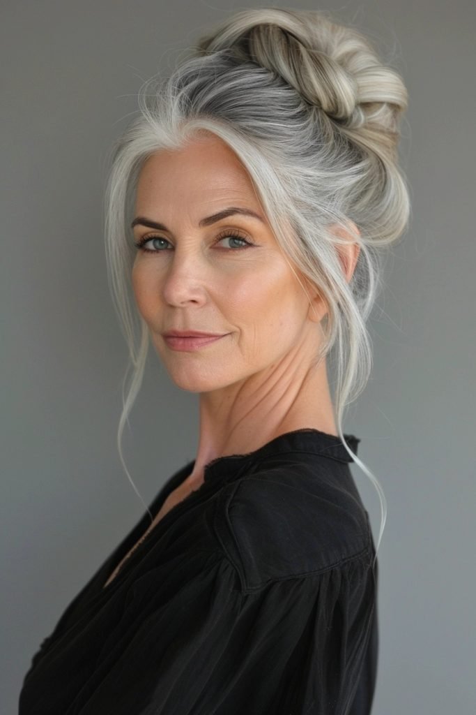 Elegant Bun hairstyles