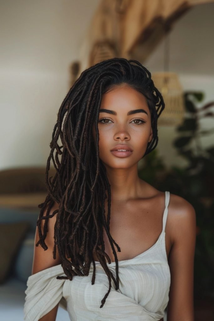 Faux Locs hairstyles for black hair