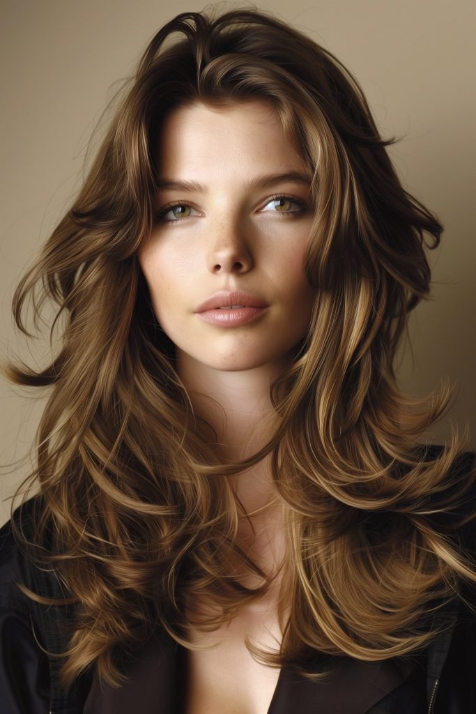 Feathered Layers Hairstyles for Medium Length Hair