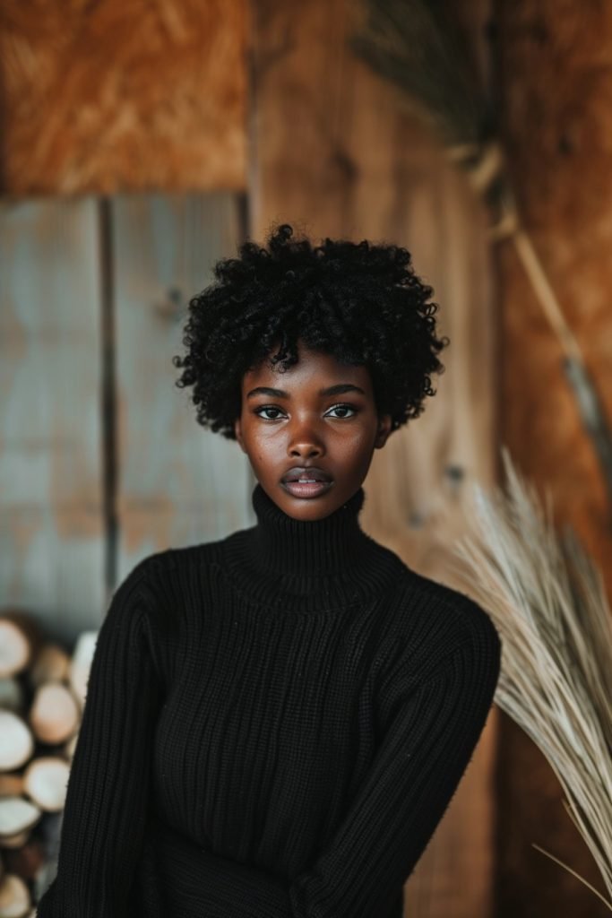 Finger Coils hairstyles for black hair