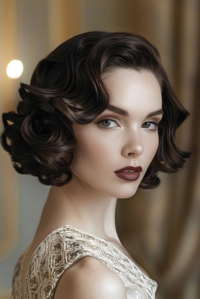 Finger Waves hairstyles curly hair