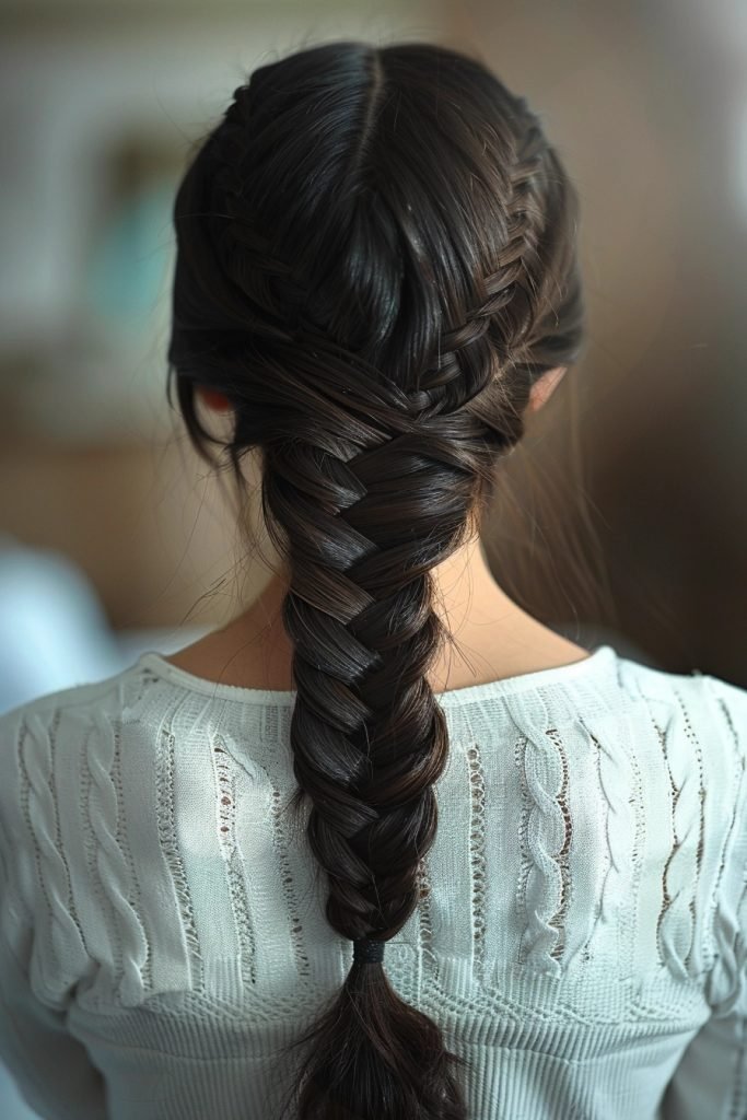 Fishtail Braid hairstyles for long hair