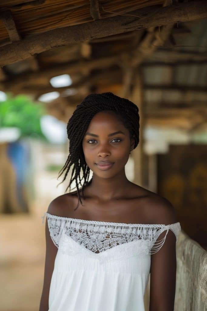 Flat Twists hairstyles for black hair