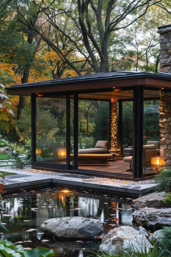 Garden View Meditation Pavilion