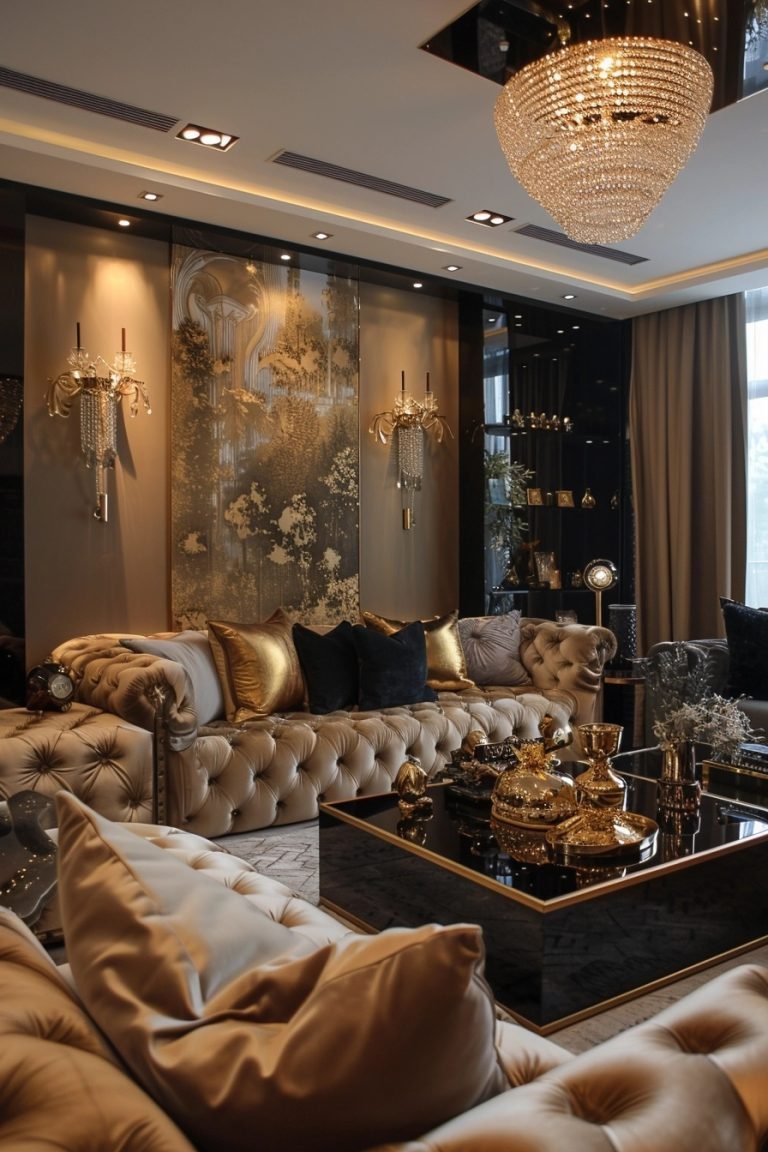 29 Luxury Living Room Ideas For A Stunning Makeover - Courtneys World