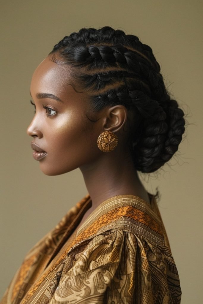 Goddess Braids hairstyles for black hair
