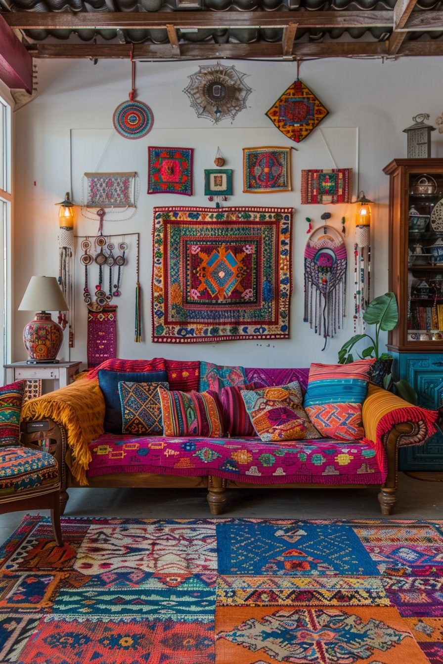 29 Boho Maximalist Living Room Ideas For A Lively Interior - Courtneys ...
