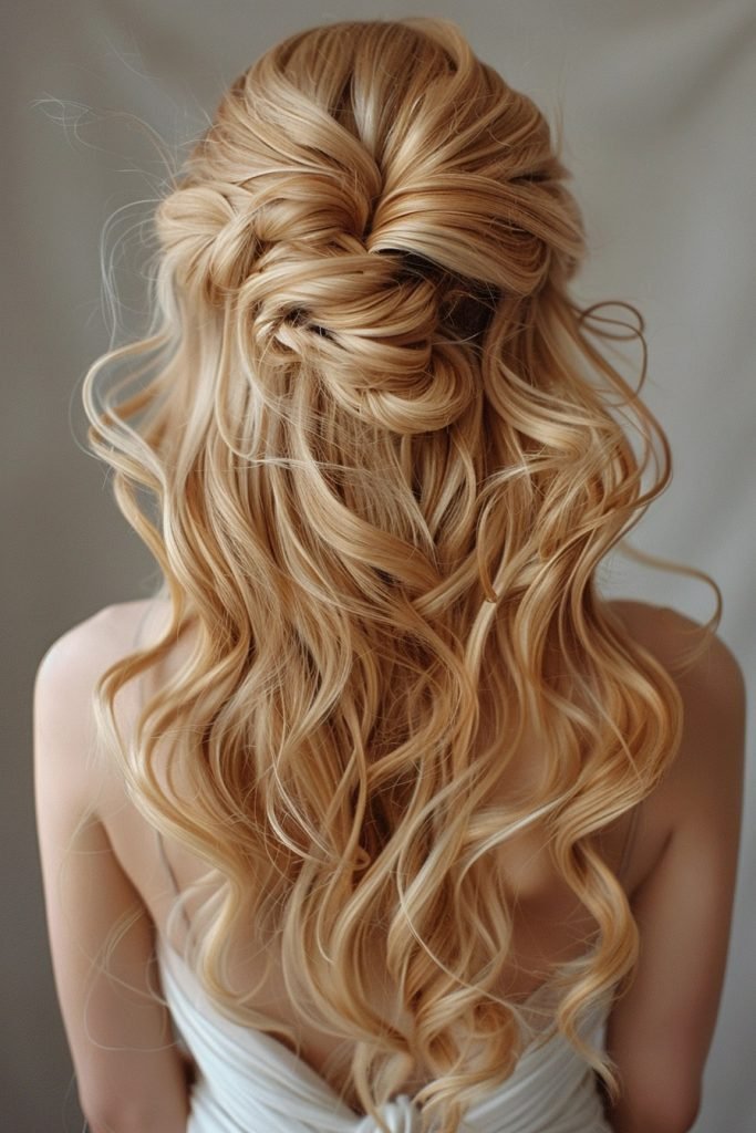 Half-Up Curly Do hairstyles curly hair