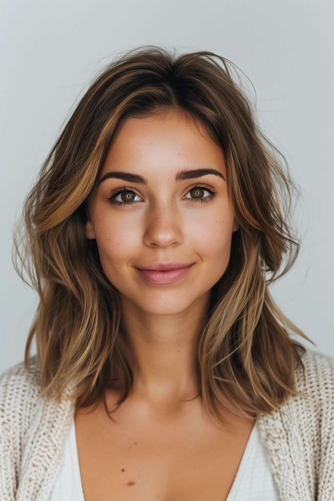 Half-Up Half-Down Hairstyles for Medium Length Hair