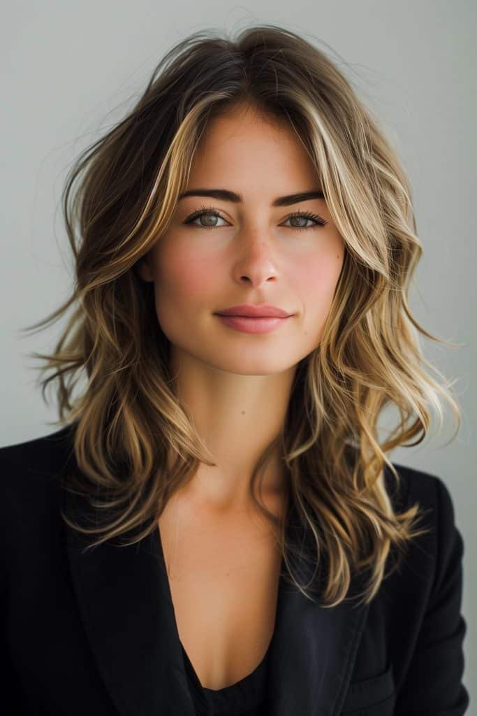 Half-Up Half-Down Hairstyles for Medium Length Hair