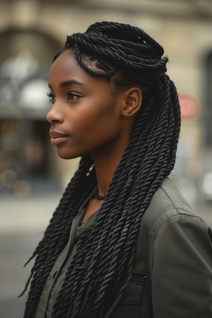 Havana Twists hairstyles for black hair