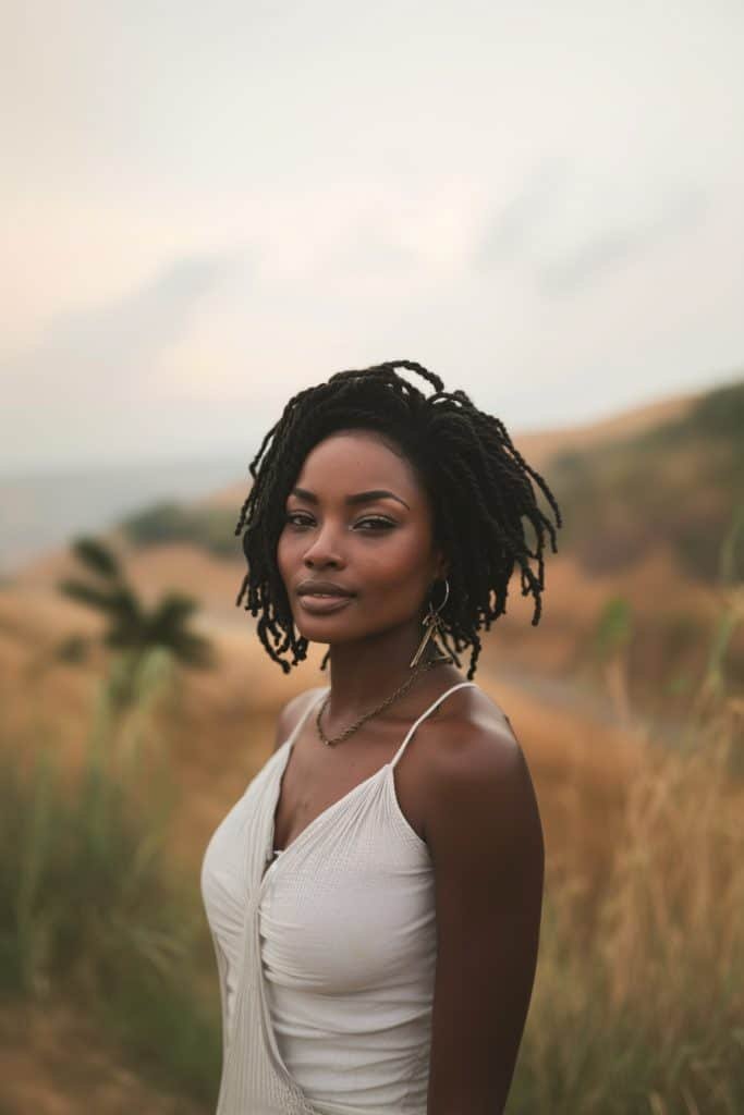 Kinky Twists hairstyles for black hair