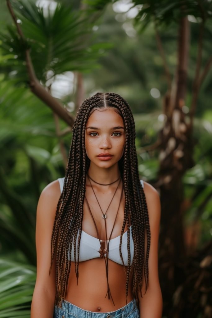 Lemonade Braids hairstyles for black hair