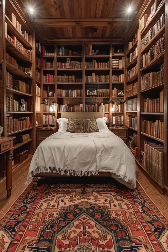 Library Luxe Guest Room