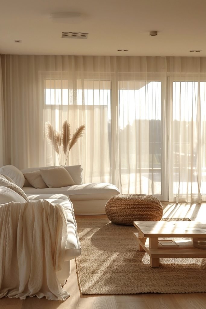 Light-Enhancing Translucent Curtains