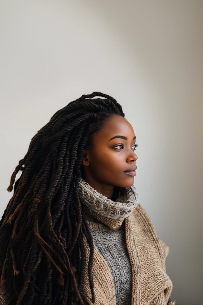 Locs hairstyles for black hair