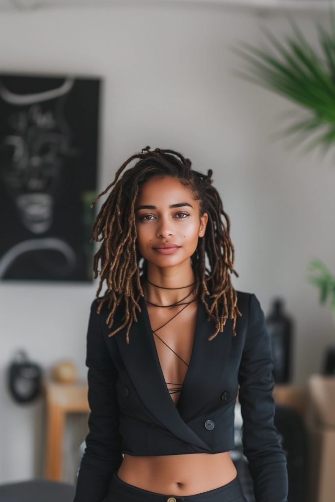 Locs hairstyles for black hair