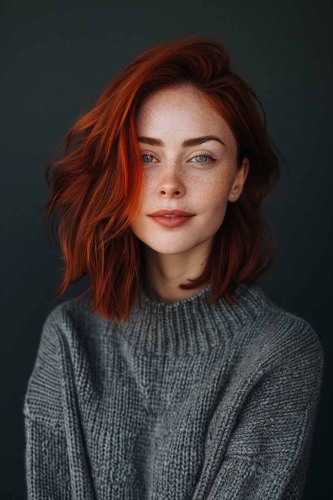 Long Bob hairstyle for long hair