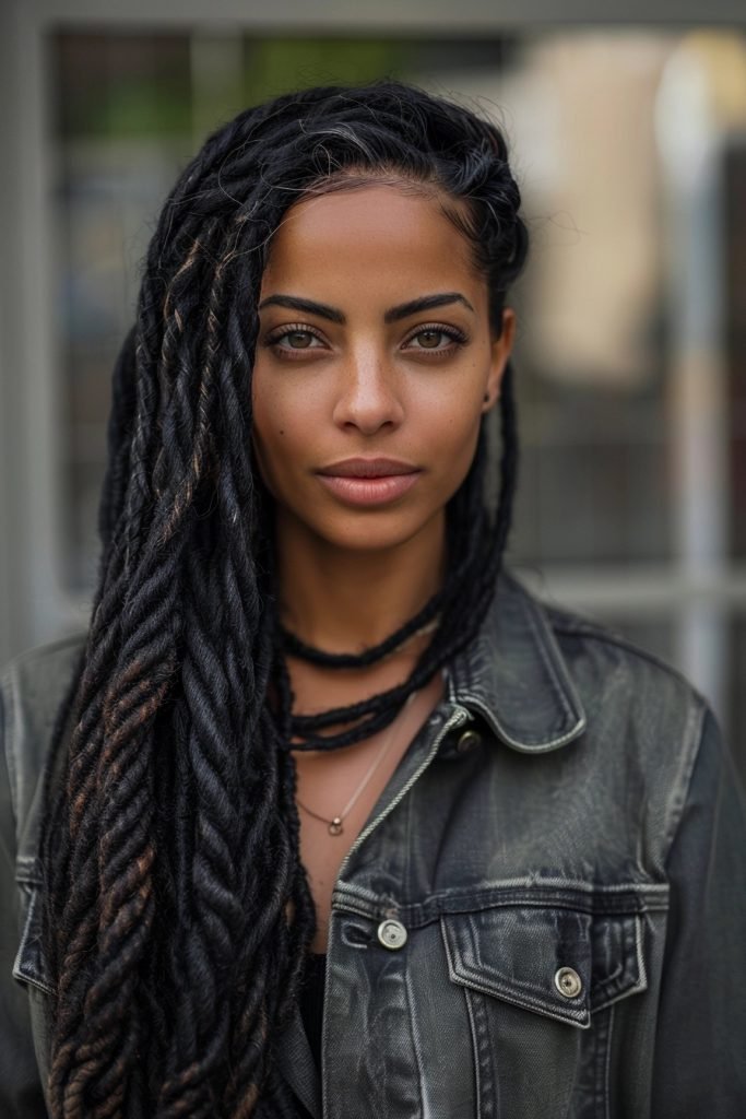 Marley Twists hairstyles for black hair