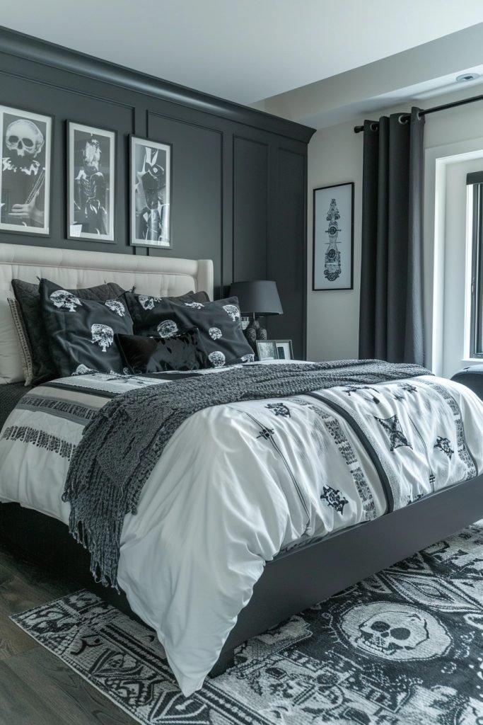 Monochrome Gothic Interiors