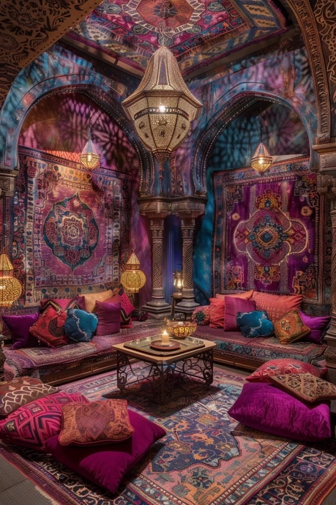 Moroccan Themed Meditation Den
