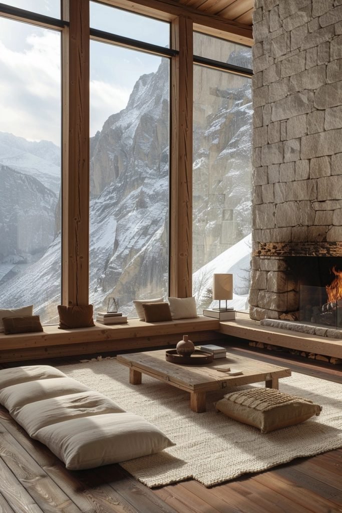 Mountain Retreat Meditation Space