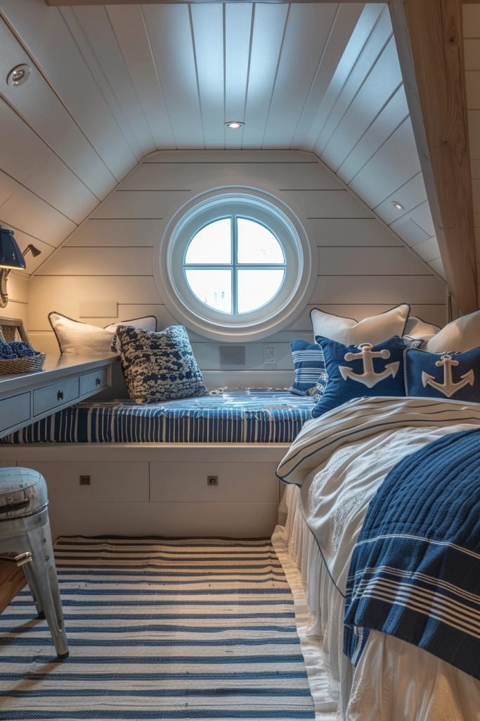 Nautical Nook Guest Room