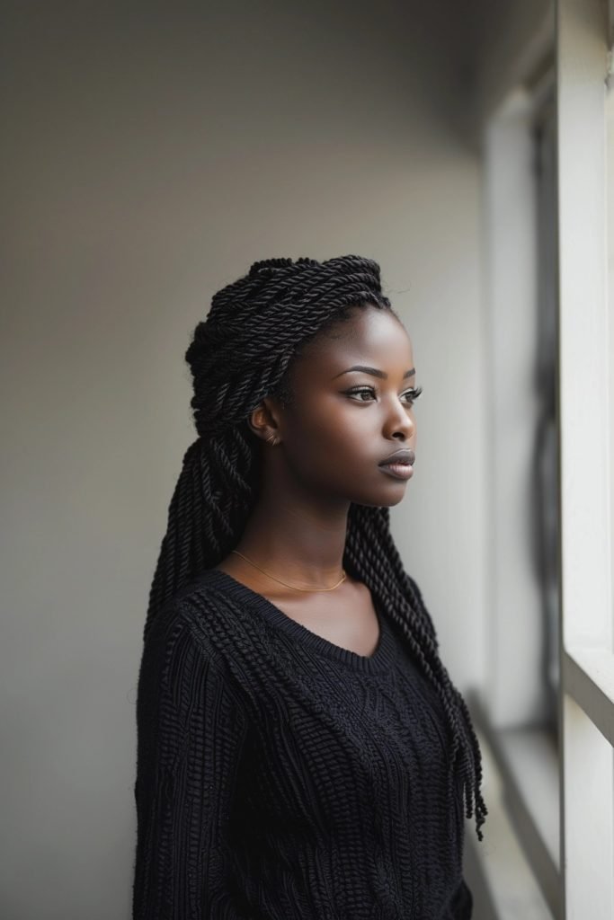 Nubian Twists hairstyles for black hair