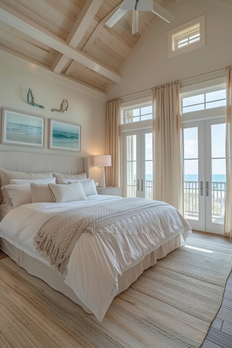 29 Coastal Bedroom Decorating Ideas For A Relaxing Vibe - Courtneys World