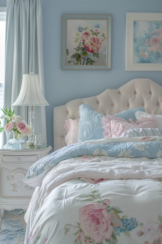 Pastel Chic Bedrooms