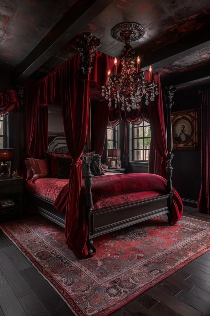 Romantic Gothic Bedroom Retreats