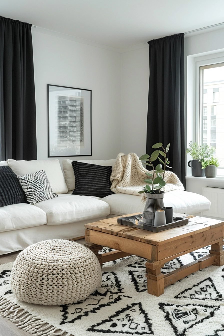 29 Black Curtains Living Room Ideas For Modern Glam Courtneys World