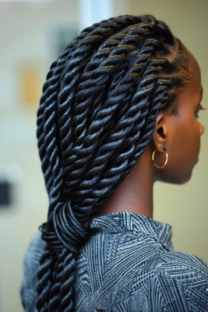 Senegalese Twists hairstyles for black hair