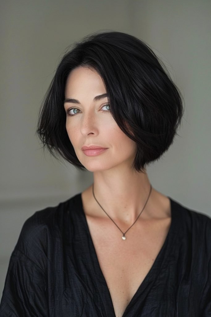 Short Bob with Volume hairstyles 50 year old women