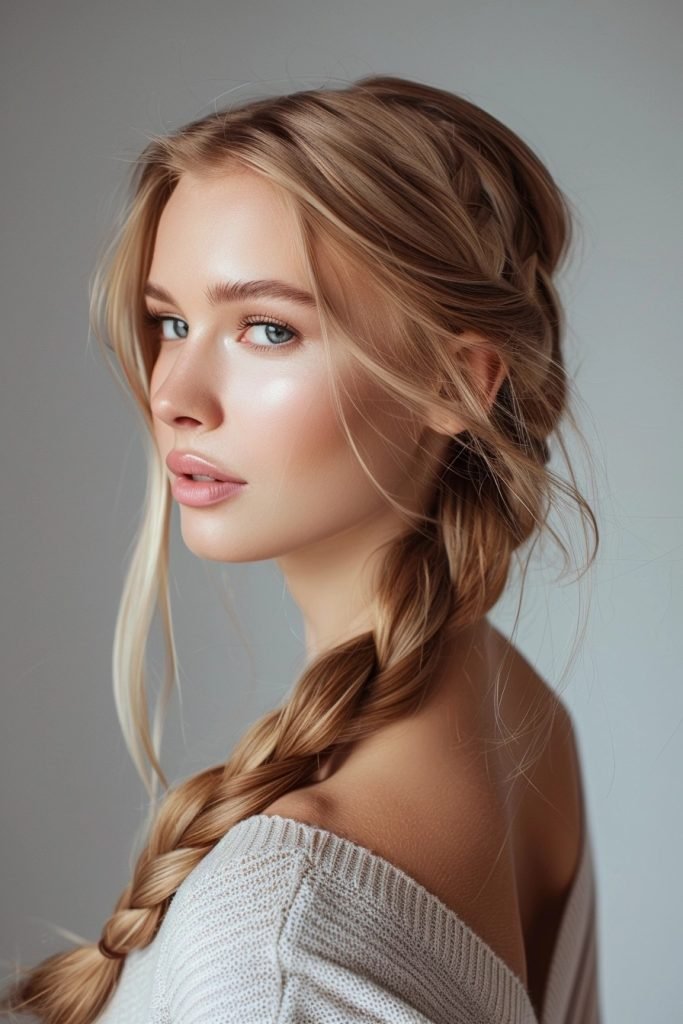 Side Braid hairstyles for long hair