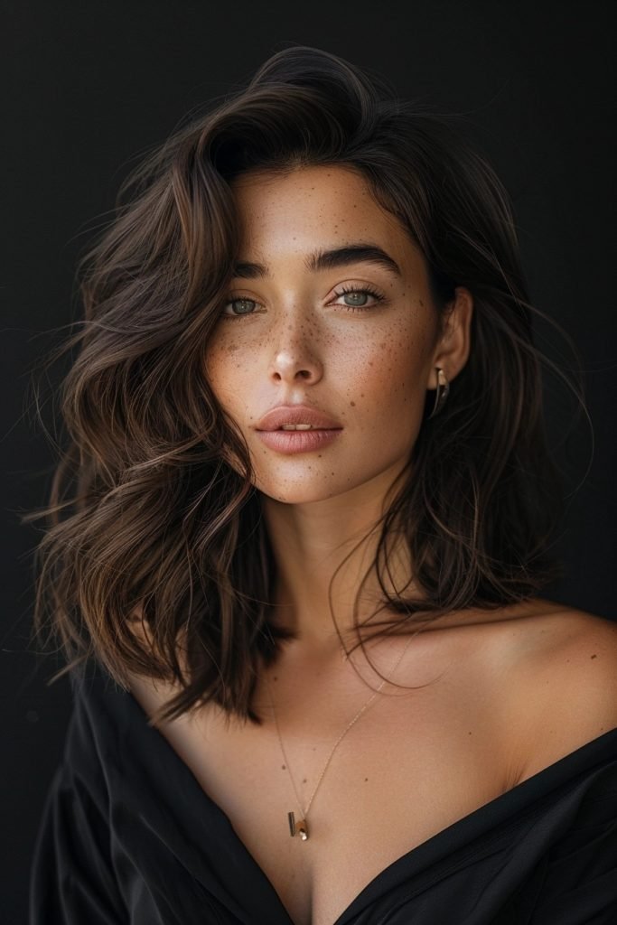 Side-Swept Waves hairstyles for long hair