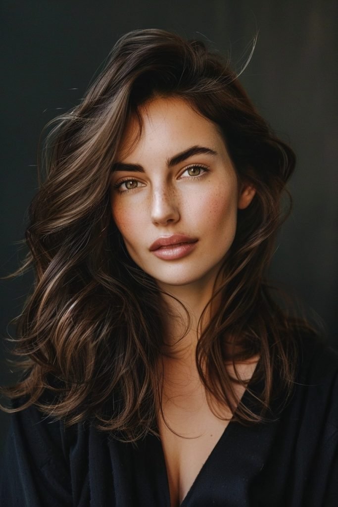 Side-Swept Waves hairstyles for long hair