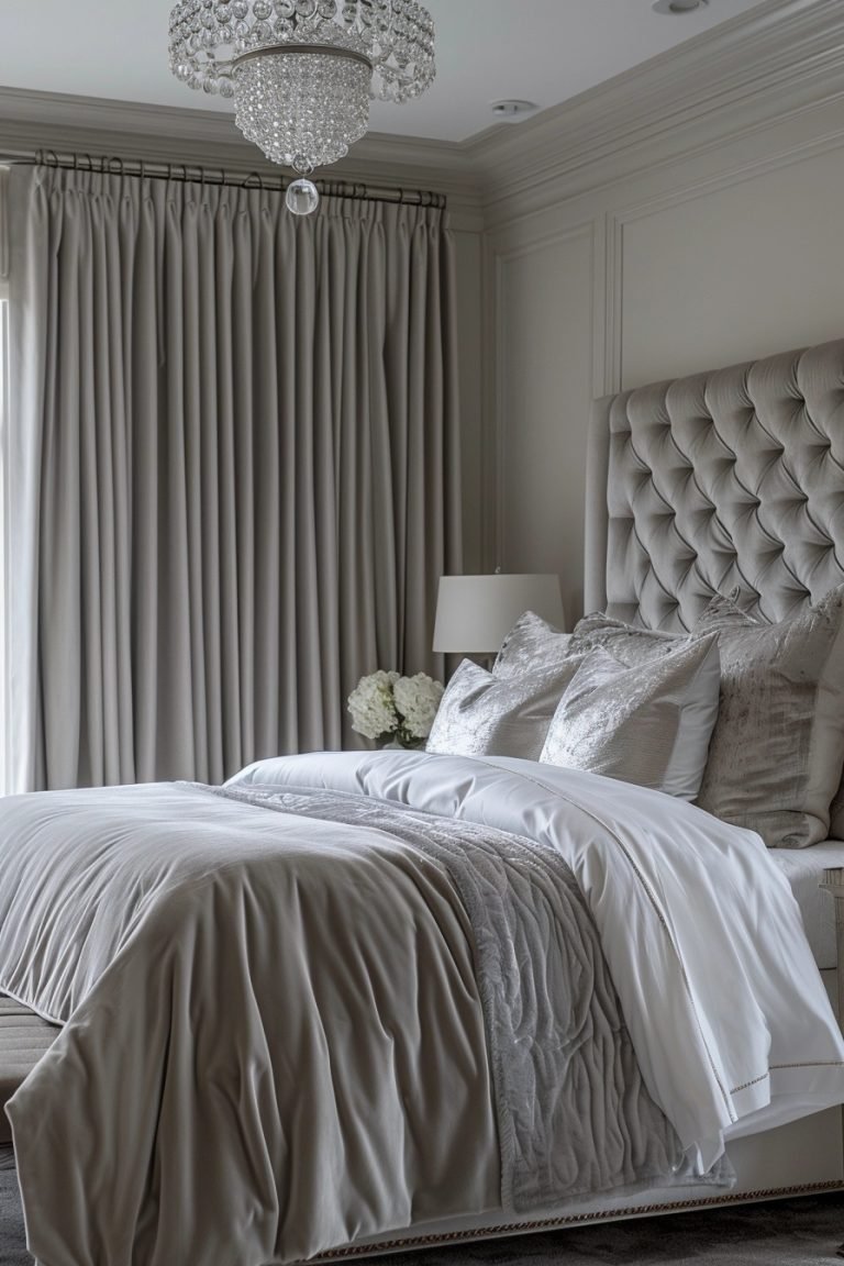 29 Curtains For Bedroom Grey Ideas For A Chic And Modern Look - Courtneys World