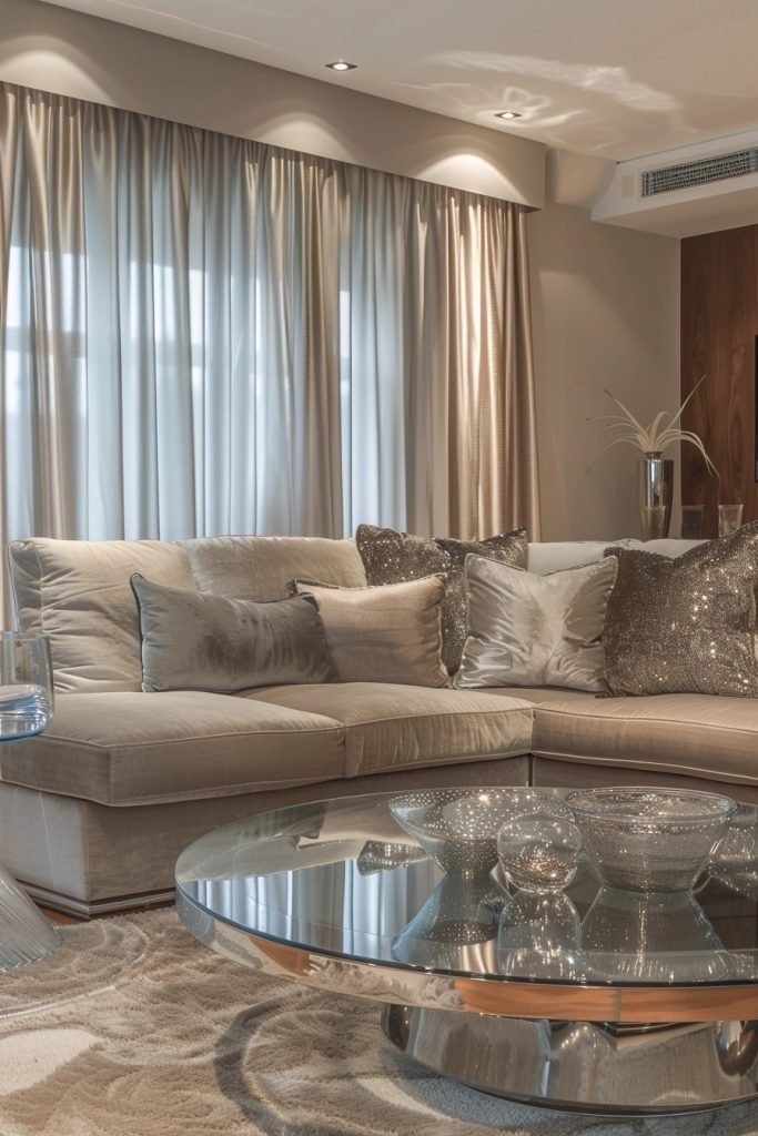 Sleek Metallic Finishes