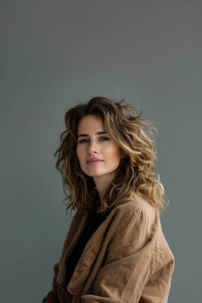 Soft Curls hairstyles 50 year old women