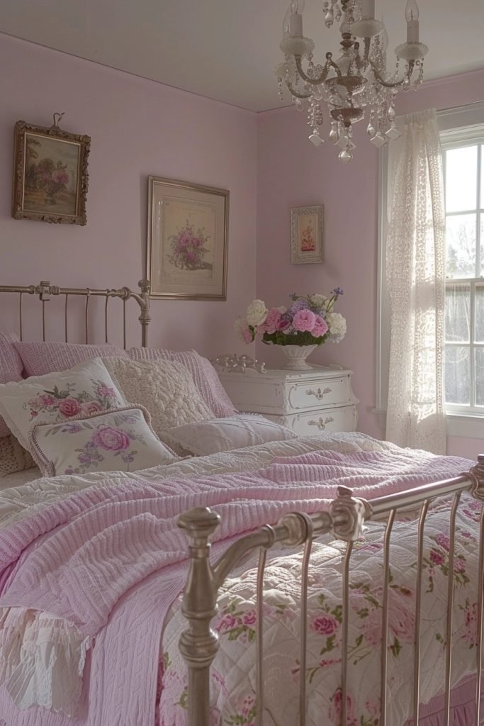 Soft Pastel Guest Bedroom