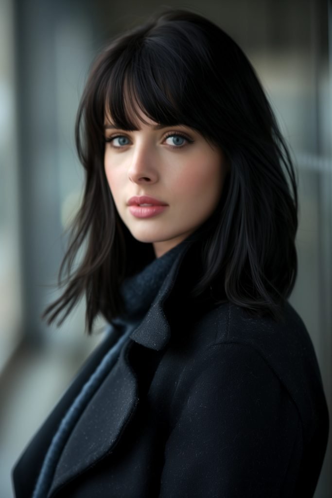 Straight and Sleek Hairstyles for Medium Length Hair