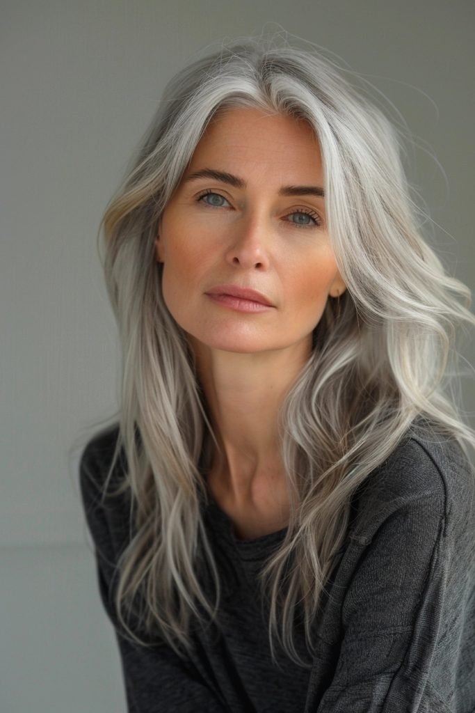 Subtle Layers hairstyles 50 year old women