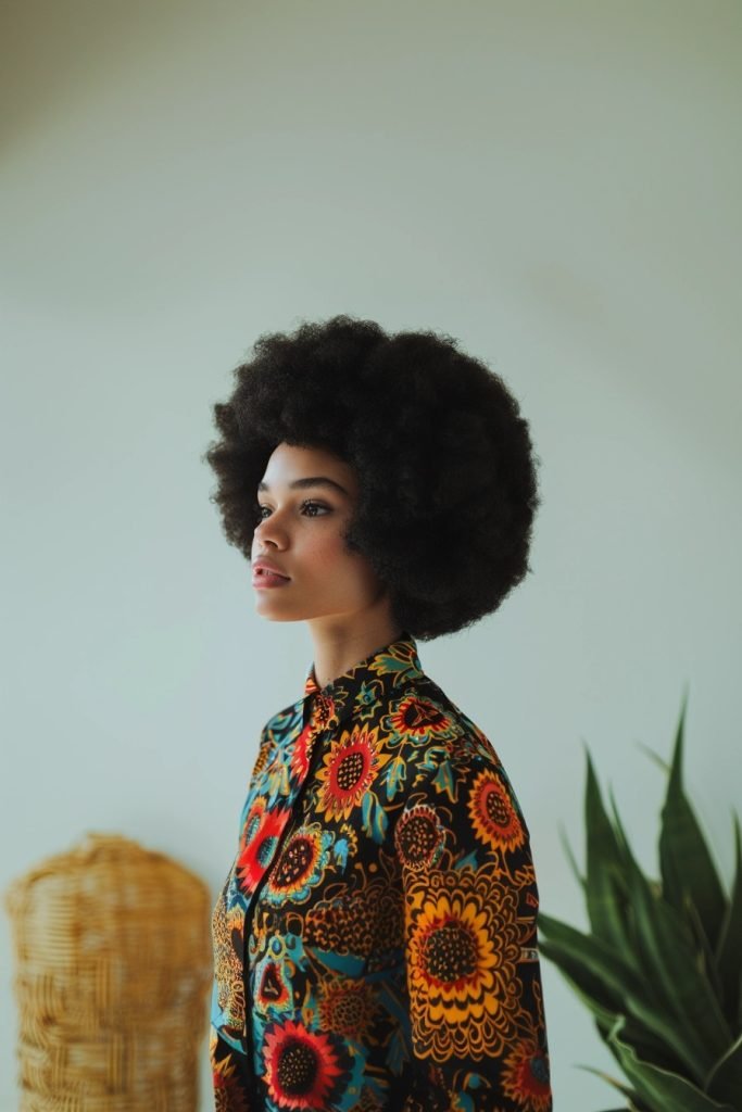 Tapered Afro hairstyles for black hair