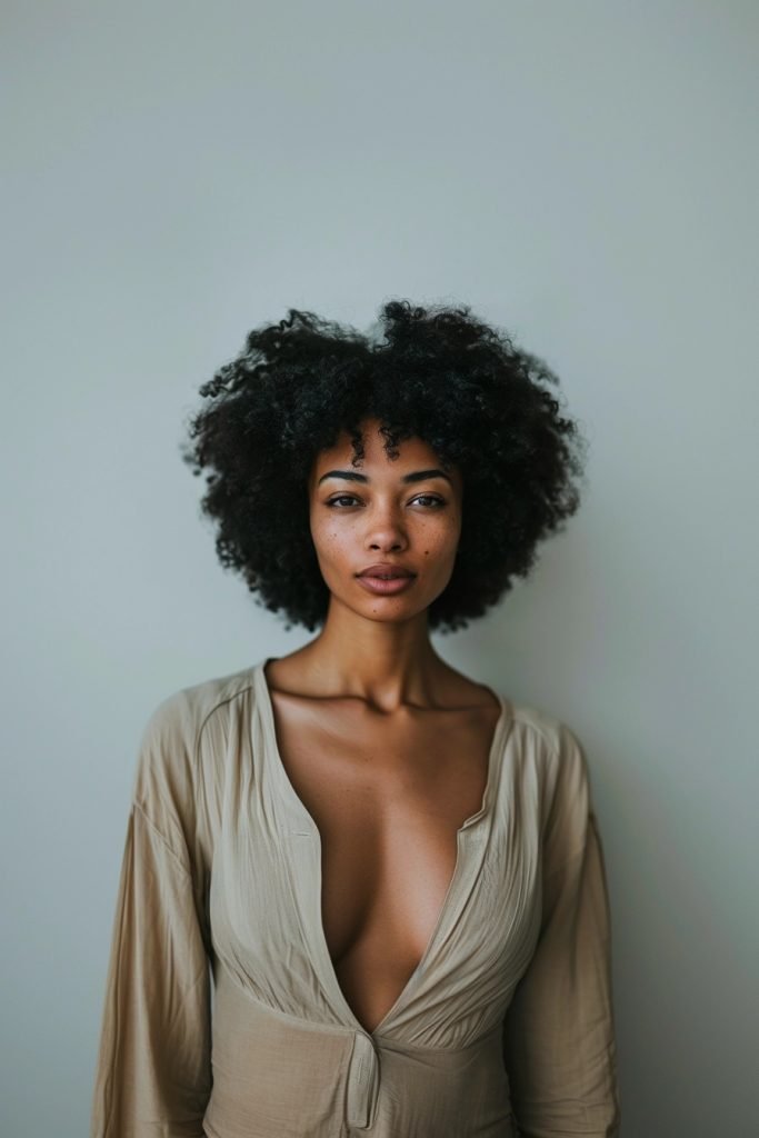 Tapered Afro hairstyles for black hair