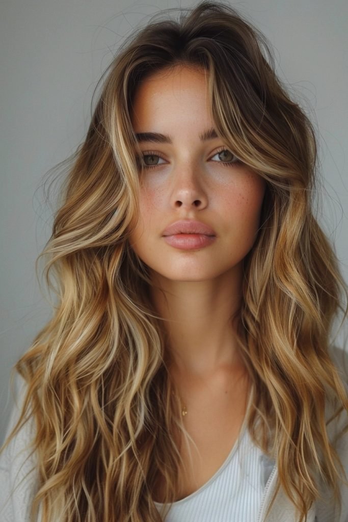 Textured Waves hairstyles for long hair
